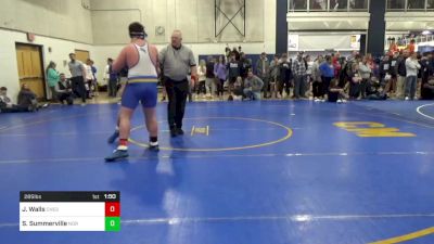 285 lbs Round Of 32 - Jentezen Walls, Chestnut Ridge vs Sebastian Summerville, Norwin