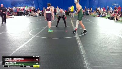 130 lbs Round 4 (8 Team) - Cash Tharp, Neighborhood Wrestling vs Hayden Henderson, Noke Wrestling RTC