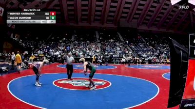 4A-175 lbs Cons. Round 2 - Jacob Diamond, Ola vs Hunter Hardwick, Jones County