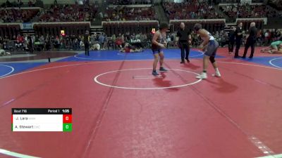 158 lbs Champ. Round 2 - Jose Lara, North Montana Wrestling Club vs Anker Stewart, Cody Wrestling Club