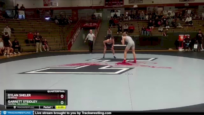 125 lbs Quarterfinal - Garrett Steidley, Central Oklahoma vs Dylan ...