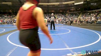 90 lbs Consi Of 8 #2 - Miles Allen, Barnsdall Youth Wrestling vs Bo Chase, Tuttle Wrestling