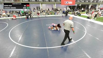 Junior Girls - 145 lbs Cons. Round 3 - Diana Gaie, Doomsday Wrestling Club vs Adriana Azuara, Militia Trained Mat Club