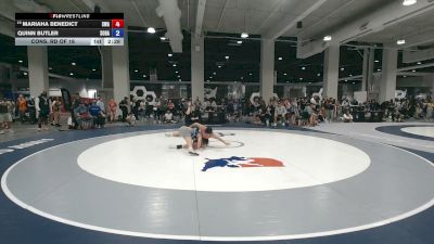 135 lbs Cons. Rd Of 16 - Mariaha Benedict, Sebolt Wrestling Academy vs Quinn Butler, South Dakota