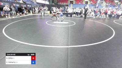 138 lbs Cons 64 #2 - Kimoni Giles, RI vs Conner Doherty, GA