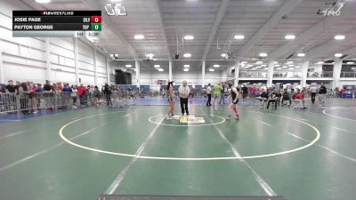 111 lbs Semifinal - Josie Page, Silverback WC vs Payton George, Top Flight Wrestling Academy