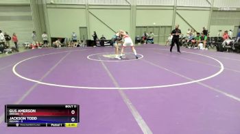 157 lbs Quarters & 1st Wb (16 Team) - Gus Amerson, Oregon vs Jackson Todd, Indiana