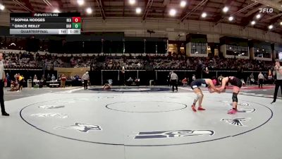 135 lbs Quarterfinal - Sophia Hodges, Northeast (AA) vs Grace Reilly, Bel Air