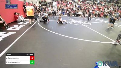 64 lbs Semifinal - Jacob Freeman, Keystone Wrestling Club vs Easton Contreras, Raw Wrestling Club