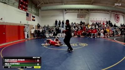 132 lbs Cons. Round 3 - Nico Martinez, Lutheran vs Alex Garcia-Roque, Pueblo Centennial