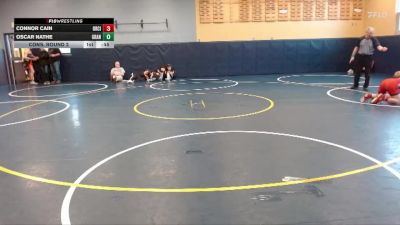 132 lbs Cons. Round 2 - Connor Cain, Oregon City vs Oscar Nathe, Grant