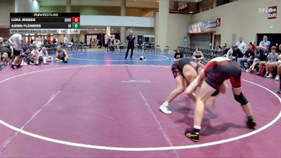 150 lbs 6th Wrestleback (32 Team) - Aiden Flowers, Indiana Outlaws vs Luka Jensen, Guerilla WC