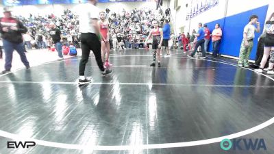 105-115 lbs Rr Rnd 3 - Paisley Perkins, Caney Valley Wrestling vs Aubrie Smittle, Wagoner Takedown Club