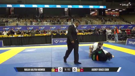 Nailah Aaliyah Monroe vs Audrey Grace Cook 2026 Pan Kids Jiu-Jitsu IBJJF Championship