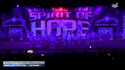 Maryland Twisters - Lightning [2026 L3 Junior - Flex - Small Day 2] 2026 Spirit of Hope Grand Nationals