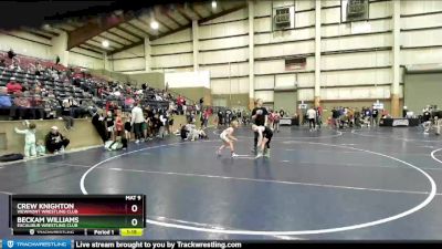 73 lbs Semifinal - Crew Knighton, Viewmont Wrestling Club vs Beckam Williams, Excalibur Wrestling Club