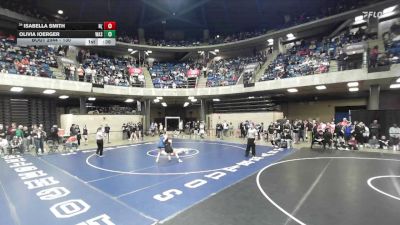 130 lbs Champ. Round 1 - Isabella Smith, Naperville (North) vs Olivia Ioerger, Washington