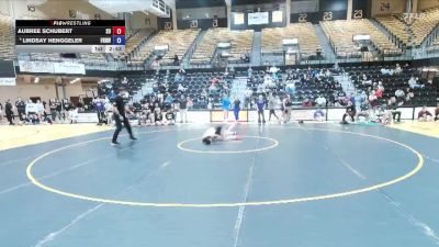 145 lbs Quarterfinal - Aubree Schubert, Schreiner University vs Lindsay Henggeler, Fort Hays Tech Northwest