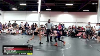 96 lbs Round 3 (4 Team) - Ray Glinsky, Quaker Nation vs Connor Bruer, Mat Warriors White