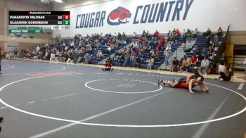 174 lbs Cons. Round 3 - Olajuwon Sobomehin, Clackamas Community College vs Panagiotis Velonas, Simon Fraser (B.C.)