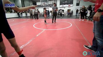 55-61 lbs Rr Rnd 3 - Skylar Cornelius, Black Fox Wrestling Club vs Trinity Jaramillo, Hilldale Youth Wrestling Club