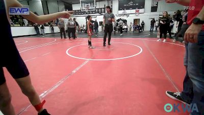 55-61 lbs Rr Rnd 3 - Skylar Cornelius, Black Fox Wrestling Club vs Trinity Jaramillo, Hilldale Youth Wrestling Club