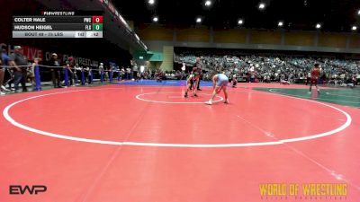 75 lbs Quarterfinal - Colter Hale, Powerhouse Wrestling Club vs Hudson Heigel, Florida Scorpions