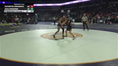 130 lbs Consi Of 16 #1 - Katheryne Abramenko, Half Moon Bay (CC) vs Jaala Degannes, San Marcos (SD)