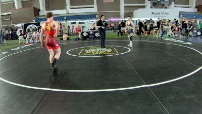 132 lbs 5th Place Match - Brody Allen, Wyoming vs Diesel Knudsen, Utah