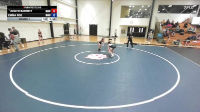 131 lbs Round 1 - Joslyn Barnett, Manchester vs Emma Roe, Manchester