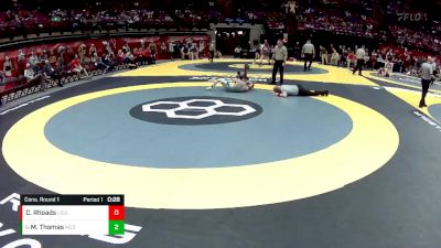 D2-120 lbs Cons. Round 1 - Mike Thomas, Mad. Comprehensive vs Colton Rhoads, Louisville