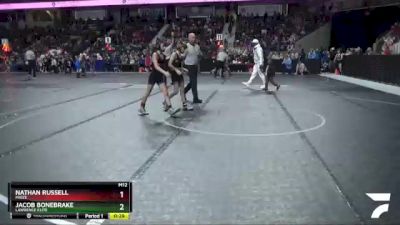 84 lbs Cons. Round 2 - Nathan Russell, Maize vs Jacob Bonebrake, Lawrence Elite