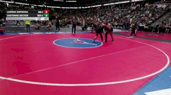 G235-4A Cons. Semi - Cheyenne Becker, Woodland Park Girls vs Larissa Espinosa, Ignacio Girls