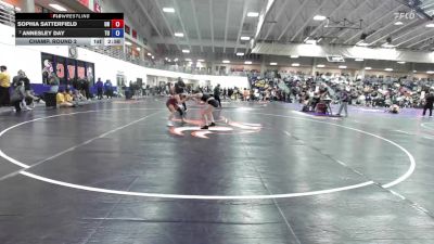 124 lbs Champ. Round 2 - Sophia Satterfield, Unattached vs Annesley Day, Tiffin University