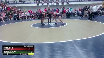 138 lbs Quarters & 1st Wb (16 Team) - Nathan Ho, Dunwoody vs Joabe Araujo, North Forsyth