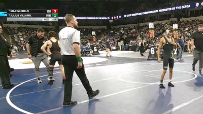 113 lbs Quarterfinal - Max Murillo, Esperanza (SS) vs Julius Villamil, Poway (SD)