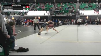 6A 157 lbs Champ. Round 1 - Cody Burns, Mortimer Jordan HS vs Aaron Head, Gardendale Hs