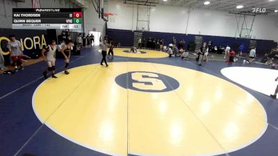 132 lbs Cons. Round 3 - Kai Thordsen, Eastvale Elite vs Quinn Bequer, Villa Park High School