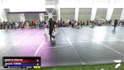 143 lbs Quarterfinal - Annette Preston, AZ vs Abagail Turner, WY