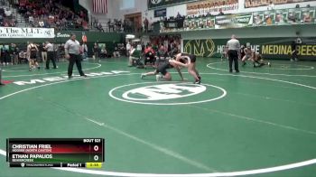 157 lbs Cons. Round 4 - Ethan Papalios, Beavercreek vs Christian Friel, Hoover (North Canton)