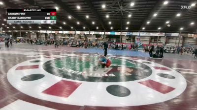165 lbs Cons. Round 2 - Carson Finn, Wessington Springs vs Brady Garoutte, Moorcroft Mat Masters