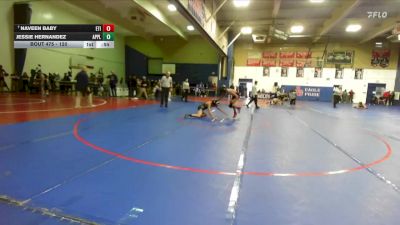 120 lbs Cons. Round 4 - Jessie Hernandez, Apple Valley vs Naveen Baby, Etiwanda