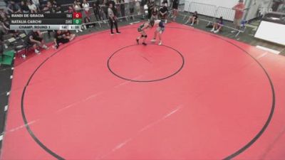 125 lbs Champ. Round 1 - Natalia Carchi, Simi Valley High School vs Randi De Gracia, Threshold Wrestling Club