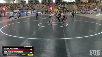 A 138 lbs Quarterfinal - Brody McLemore, Eagleville vs Donavan Smith Peters, Sullivan East