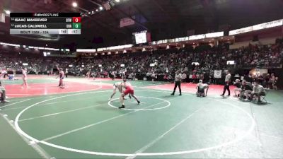 154 lbs Cons. Round 4 - Lucas Caldwell, Unattached vs Isaac Makeever, BTWA