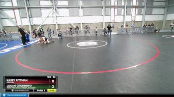 82 lbs Cons. Round 3 - Logan Grunhuvd, Mine Yard Dogs Wrestling Club vs Kasey Pittman, Oregon