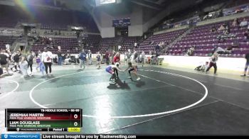 86-89 lbs Round 3 - Jeremiah Martin, Pikes Peak Warriors Wrestling vs Liam Douglass, Pikes Peak Warriors Wrestling