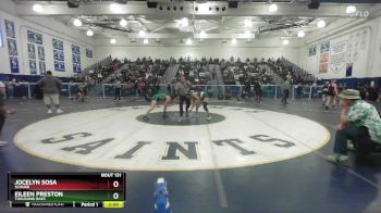 125 lbs Champ. Round 2 - Eileen Preston, Thousand Oaks vs Jocelyn Sosa, Schurr