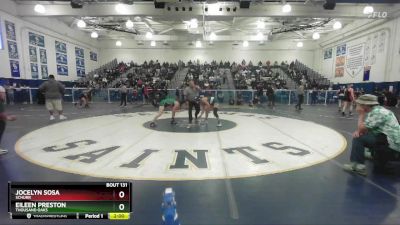 125 lbs Champ. Round 2 - Eileen Preston, Thousand Oaks vs Jocelyn Sosa, Schurr