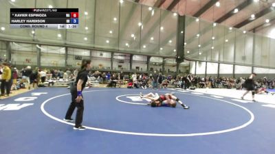 Junior Boys FS - 126 lbs Cons. Round 4 - Xavier Espinoza, WA vs Harley Hardison, OR